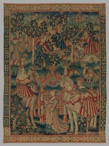 Caza de jabalíes, c.1515-35 de Netherlandish School